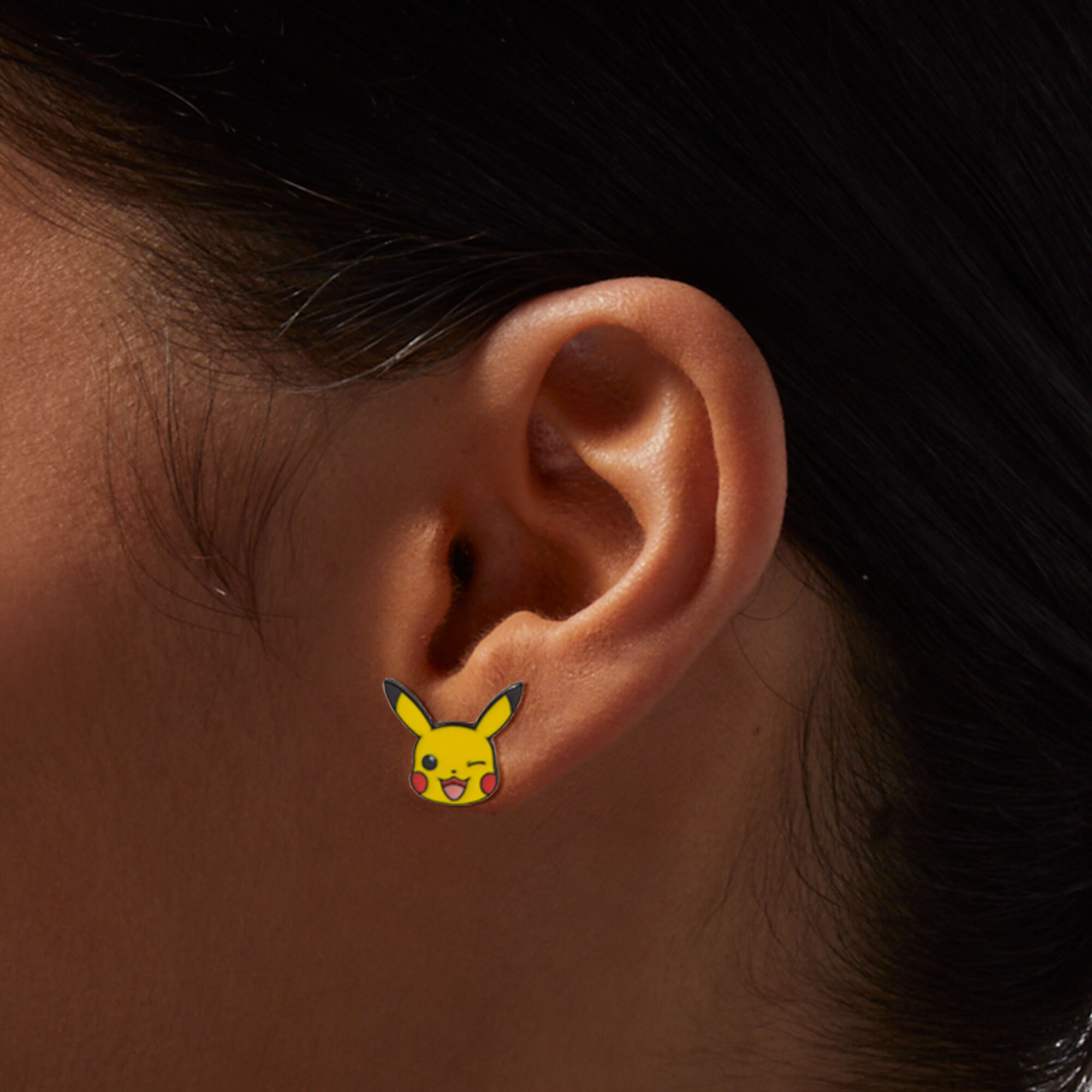 Pok mon Pikachu Stud Earrings 3 Pack