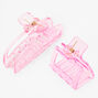 Monochromatic Pink Hair Claw Set - 4 Pack,