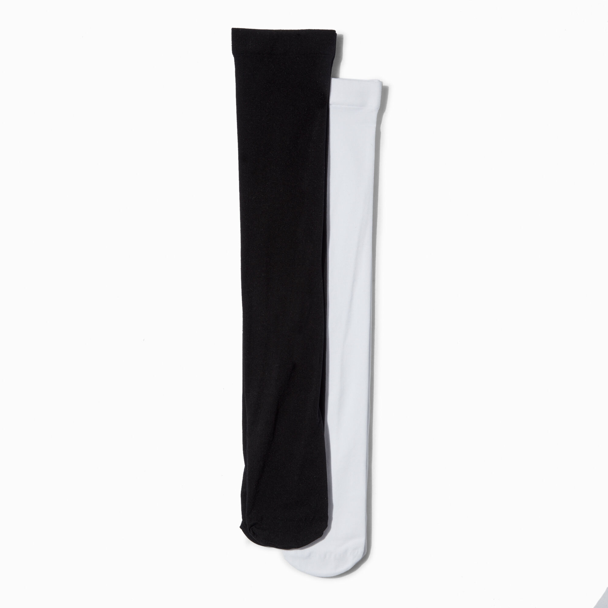 Black and white thigh high socks new arrivals