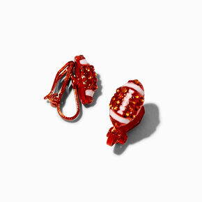Football Clip-On Stud Earrings,