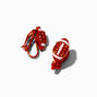 Clous d&#39;oreilles &agrave; clip football,