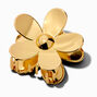 Gold-tone Flower Medium Hair Claw,