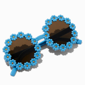 Claire&#39;s Club Blue Flower Sunglasses,