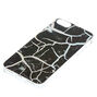 Black Cracked Marble Phone Case - Fits iPhone 6/7/8/SE,