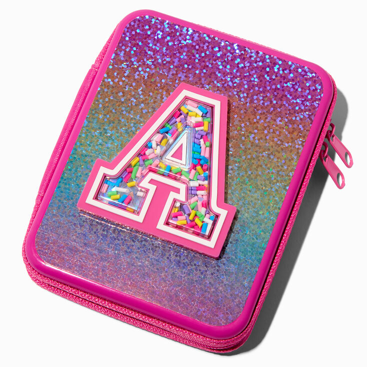 Shaker Initial Makeup Tin - A,