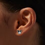 Sterling Silver Kuromi&trade; Stud Earrings,