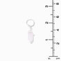 Pink Mystical Gem 10mm Huggie Hoop Drop Earrings,