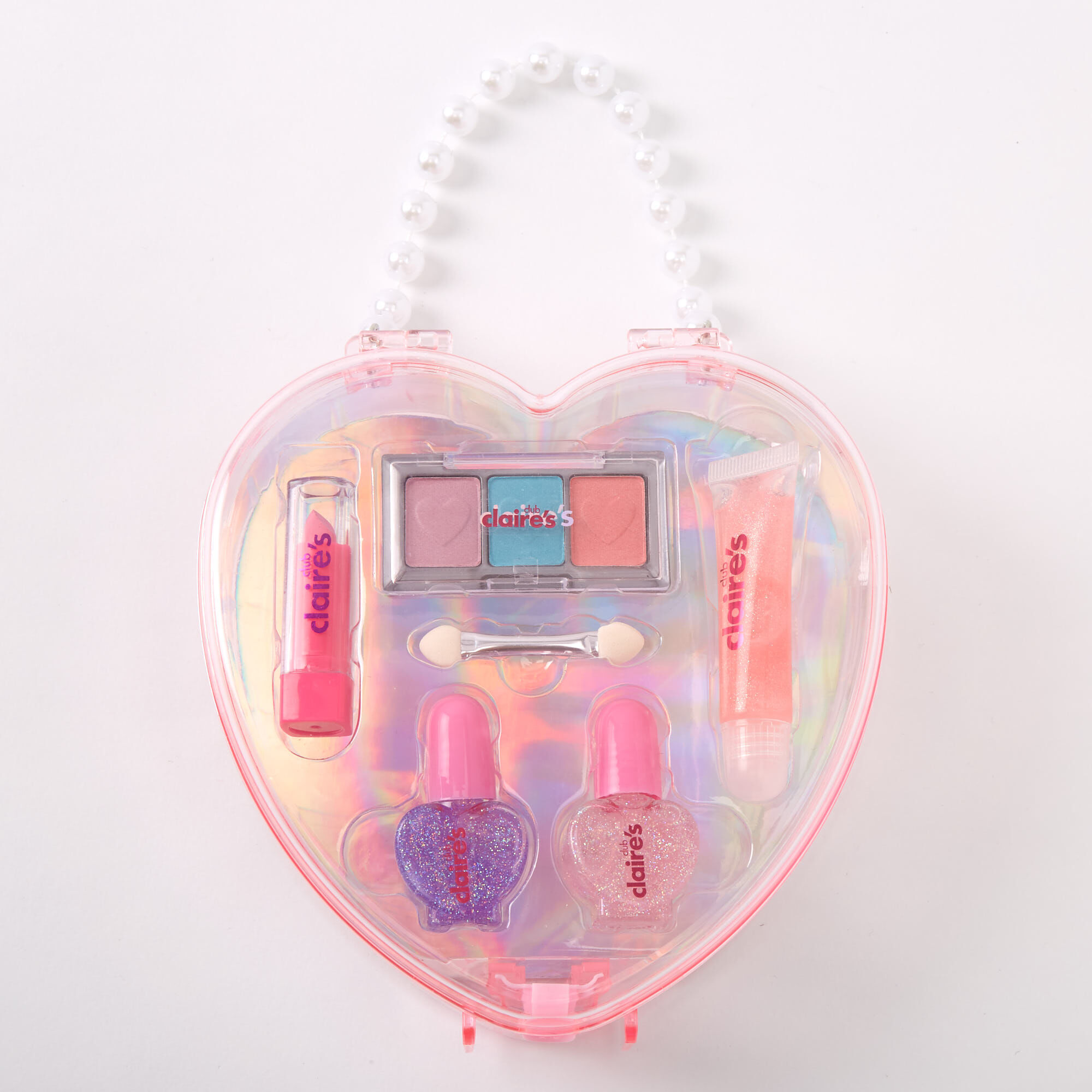 View Claires Club Heart Purse Makeup Set information