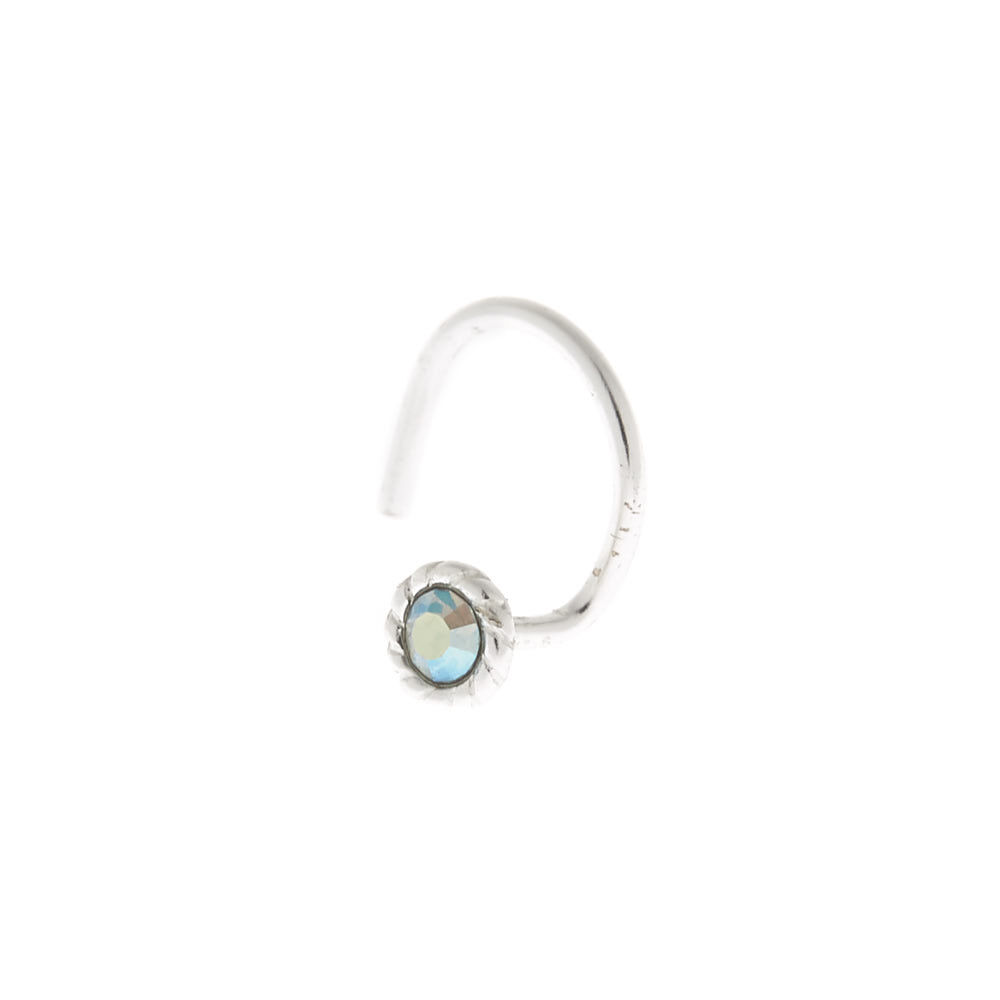 Iridescent nose ring hot sale