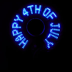 Stars &amp; Stripes Light Up Hand Held Fan,