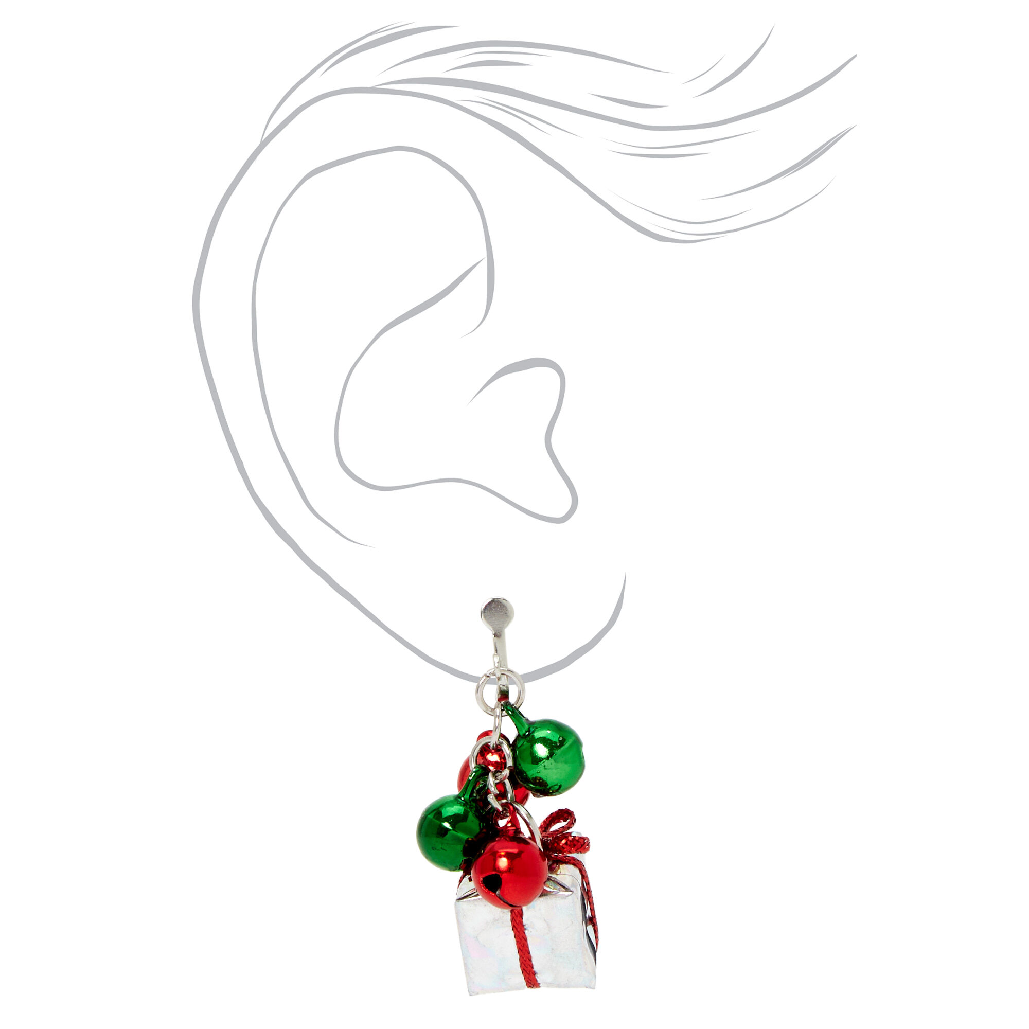 Claire's shop holiday earrings