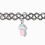 Color-Changing Mystical Gem Pendant Black Tattoo Choker Necklace,
