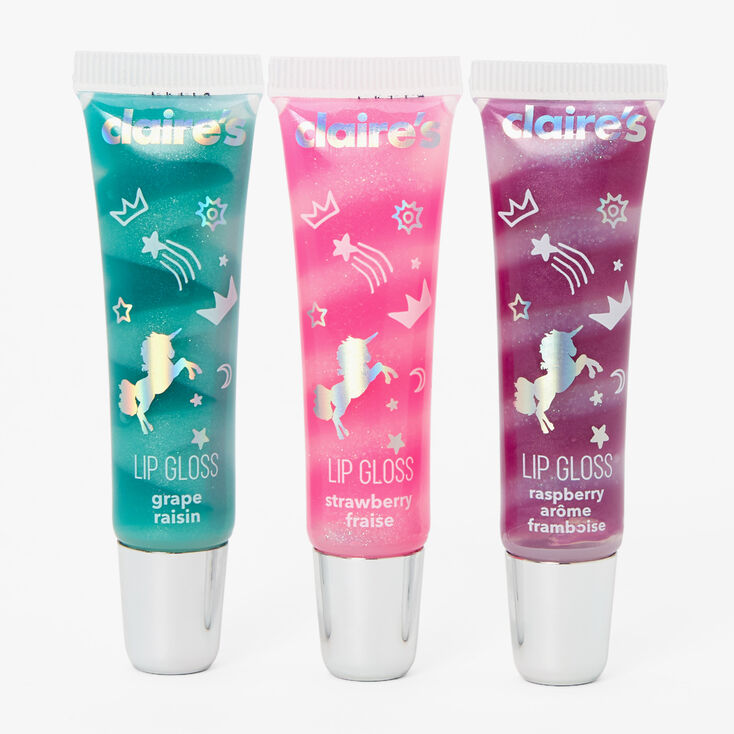 Pastel Swirl Lip Gloss Set - 3 Pack,