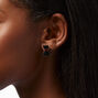 Black Cat Silhouette Stud Earrings,