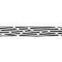 Pearl Woven Cord Choker Necklace - Black,