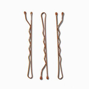 Bobby Pins - Brown, 30 Pack,