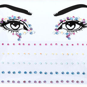 Pastel Body Jewels &amp; Gem Liner Set- 100 Pack,