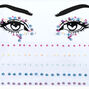 Pastel Body Jewels &amp; Gem Liner Set- 100 Pack,
