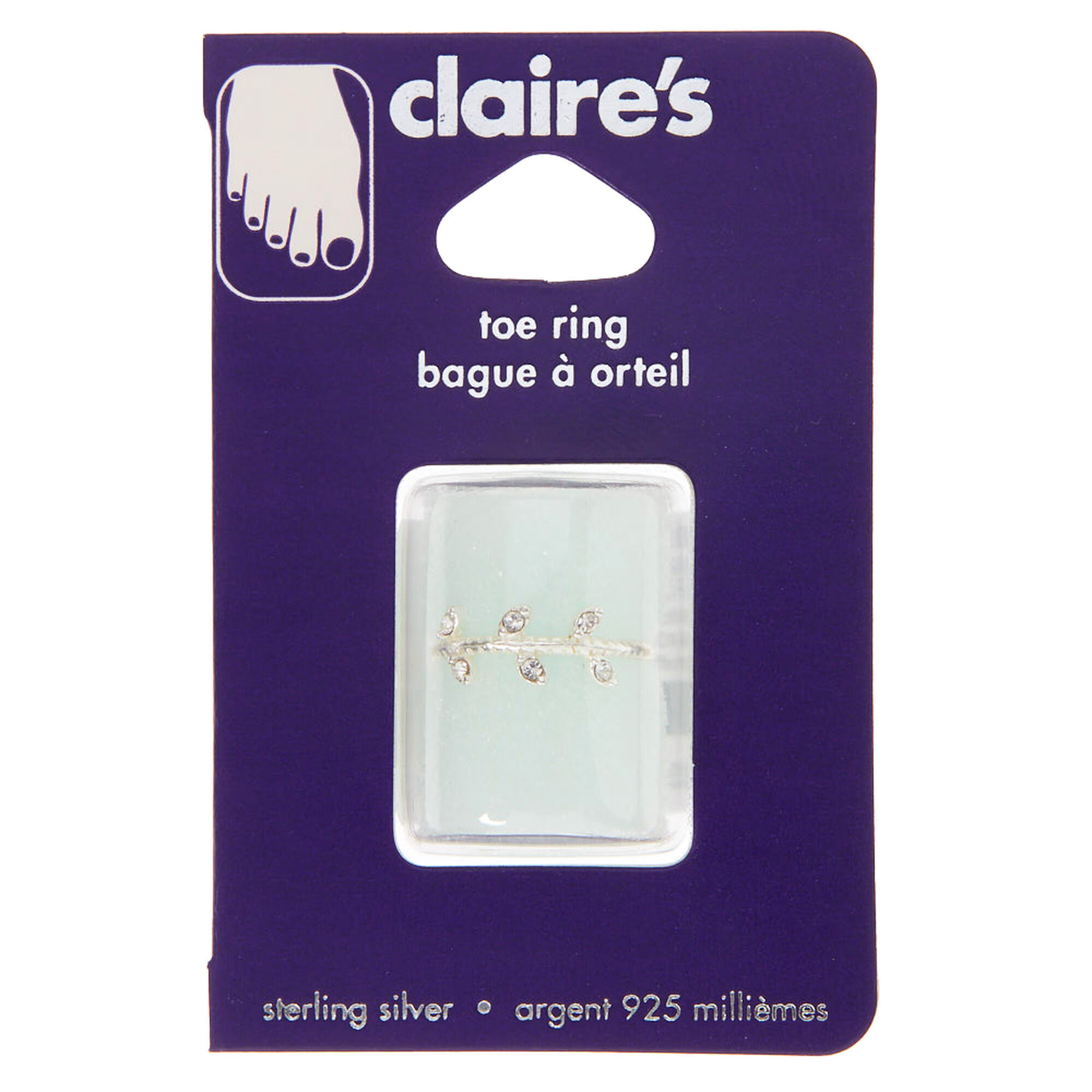 Toe rings claires outlet