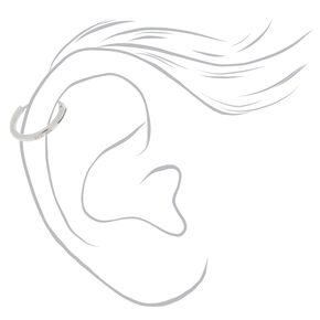 Sterling Silver Cartilage 10mm Hoop Earring,