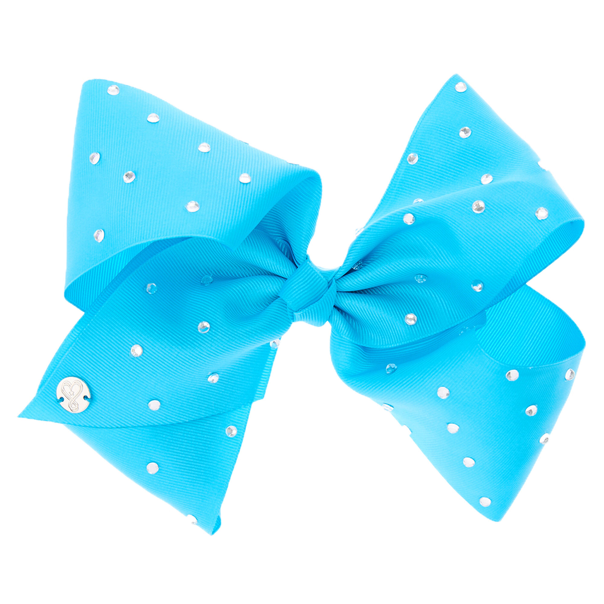 JoJo Siwa Large Rhinestone Blue Signature Hair Bow | Claire's