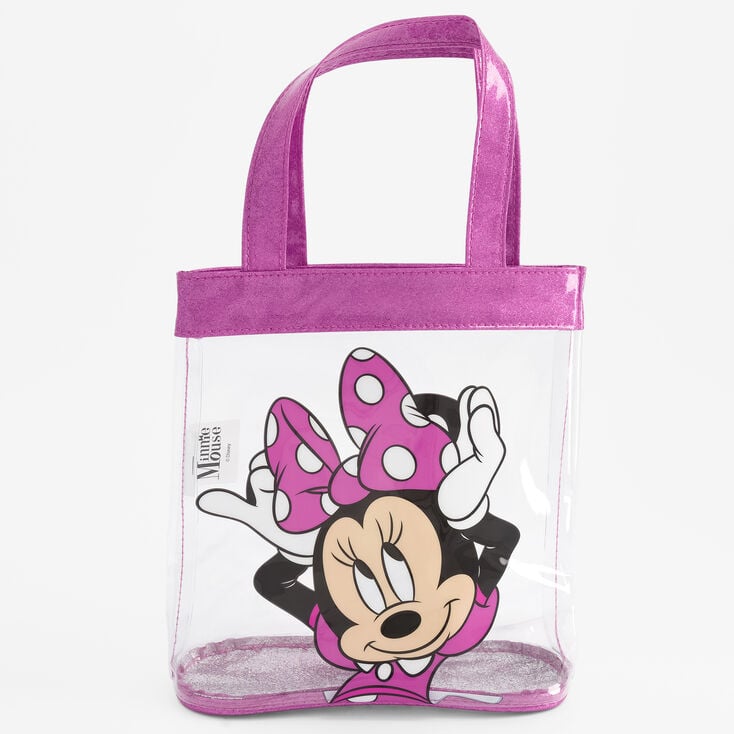 &copy;Disney Minnie Mouse Plastic Tote Bag &ndash; Pink,