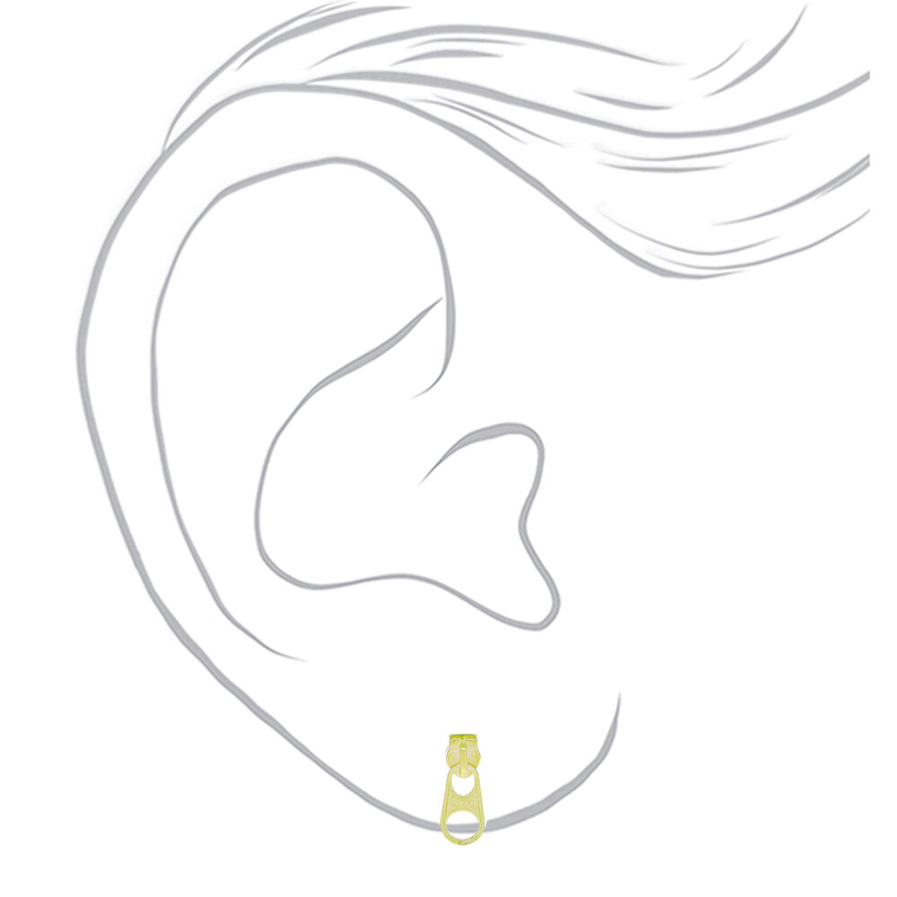 Zipper earrings cheap claire's