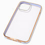 Embellished Clear/Lavender Phone Case - Fits iPhone&reg; 12 Pro Max,