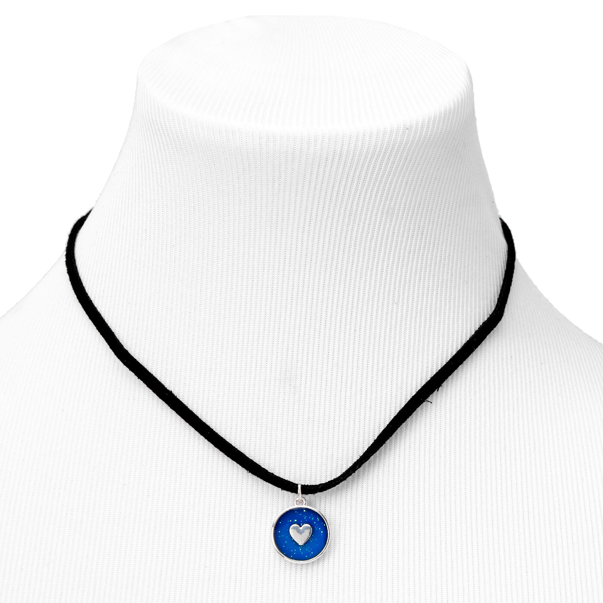 Heart Disc 16'' Mood Pendant Necklace,