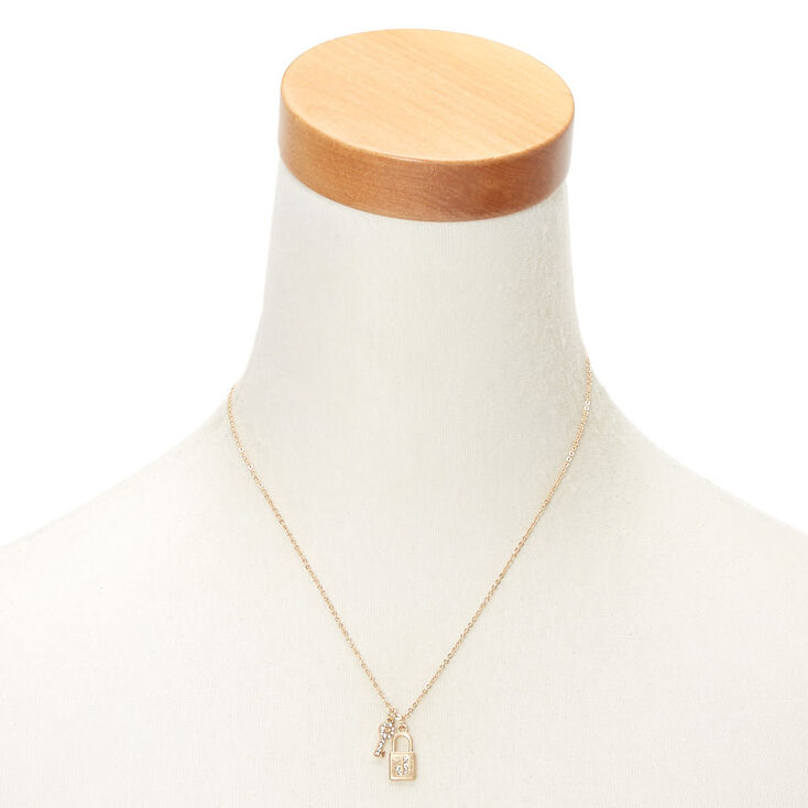 Initial Lock Necklace – Pine Jewellery