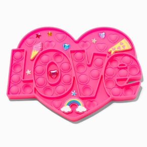 Love Heart Pink Bling Fidget Toy,