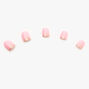 Claire&#39;s Club Gold Glitter Square Press On Faux Nail Set - Pink, 10 Pack,