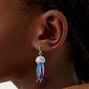 Marble Jellyfish 1&quot; Drop Earrings ,