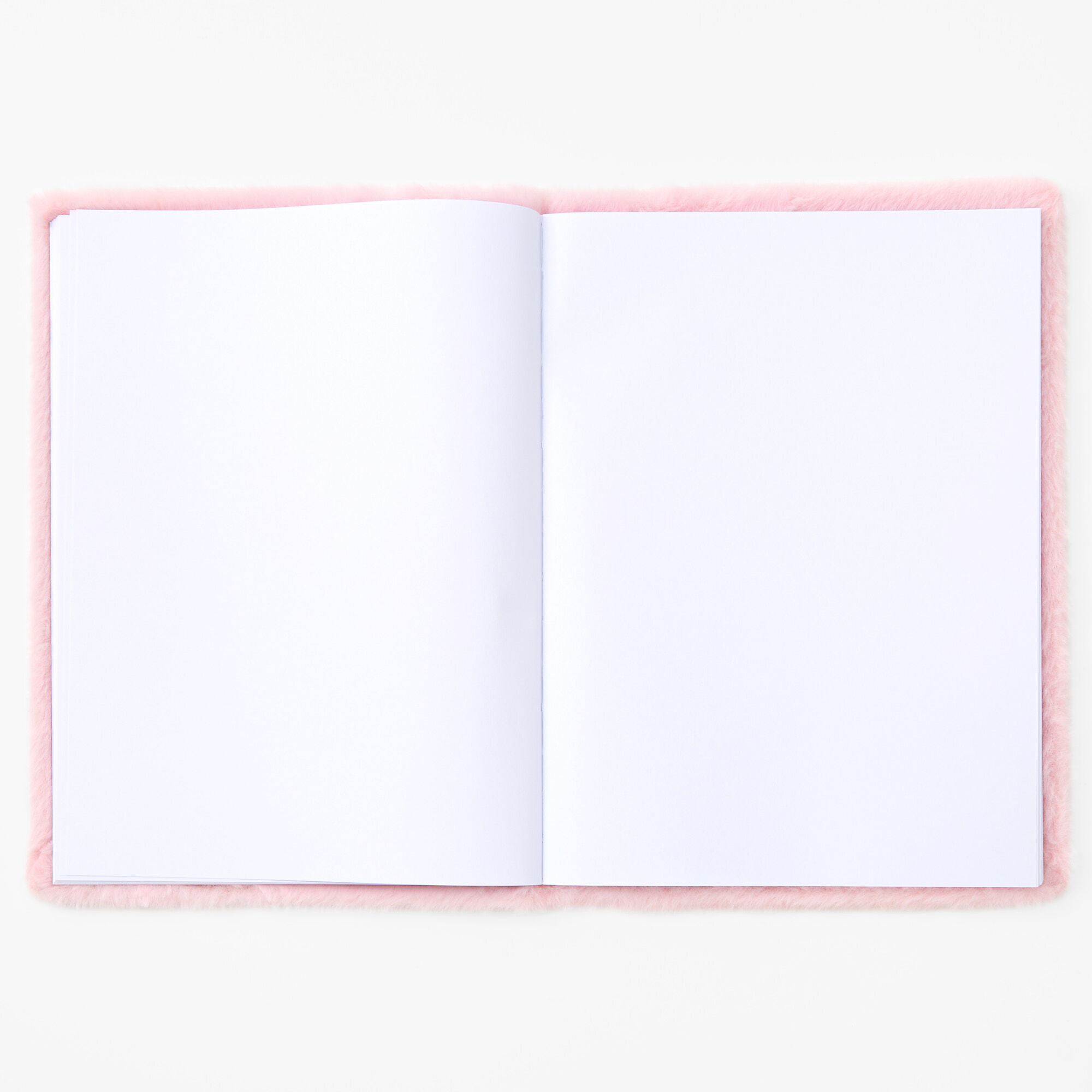 Carnet de croquis pelucheux à paillettes mobiles motif licorne - Rose,