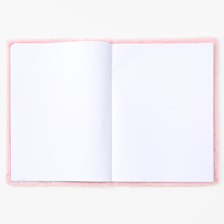 Unicorn Fuzzy Shaker Sketchbook - Pink,