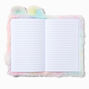 Furry Pink Bunny Lined Notebook,