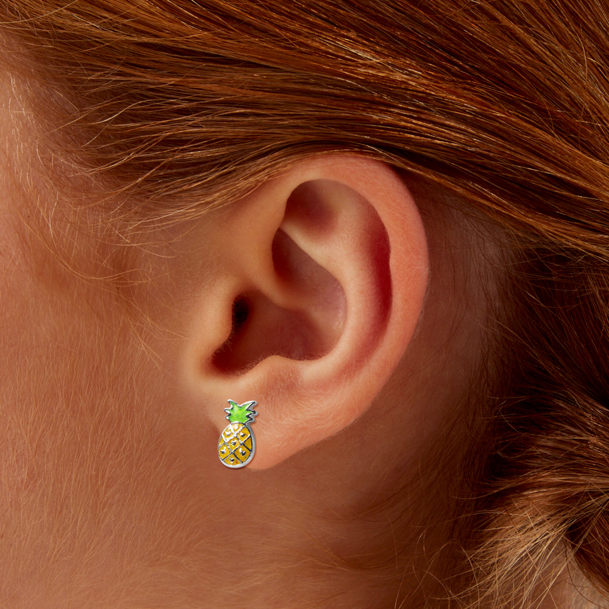 Pineapple earrings claire's outlet