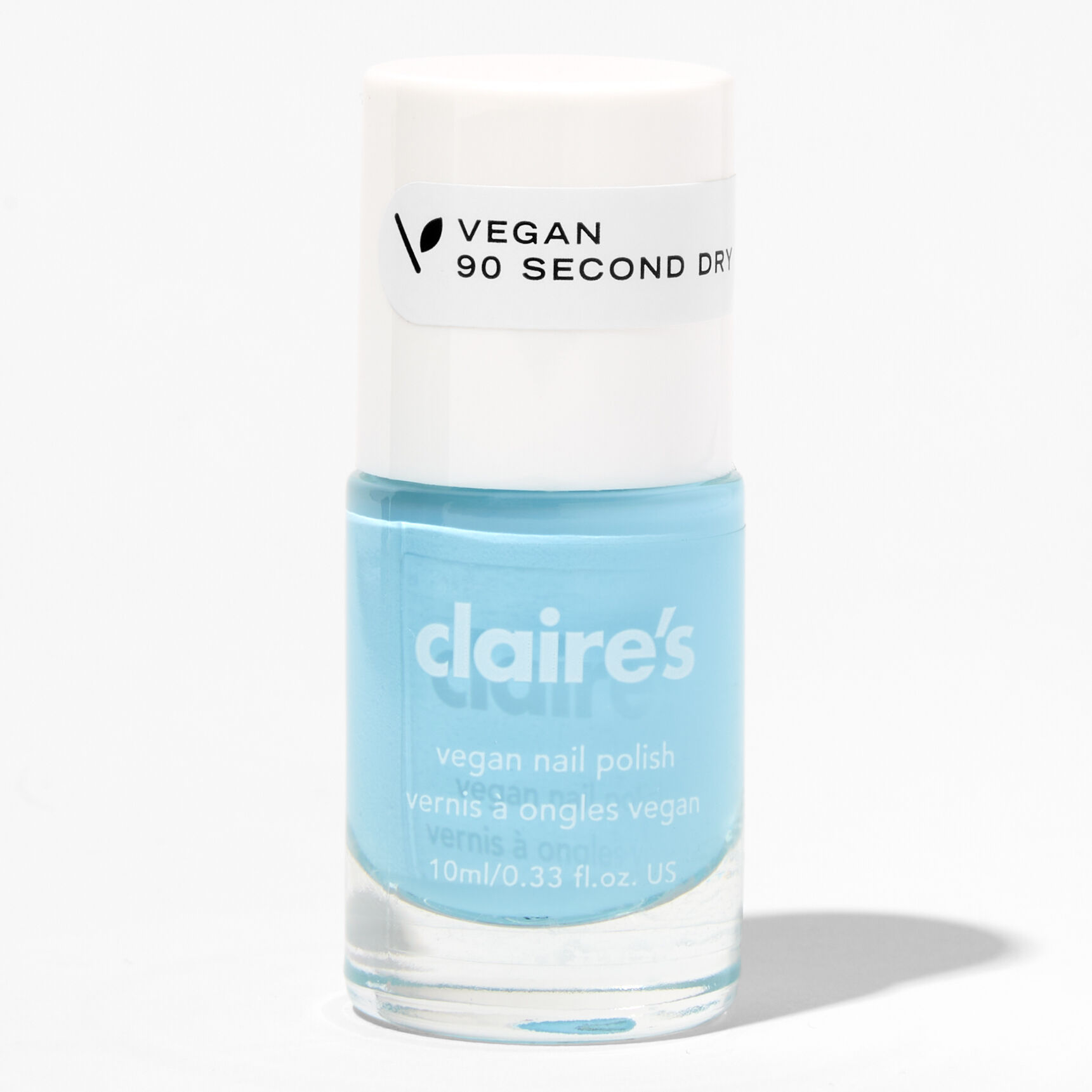 Vegan 90 Second Dry Nail Polish - Sky Blue,