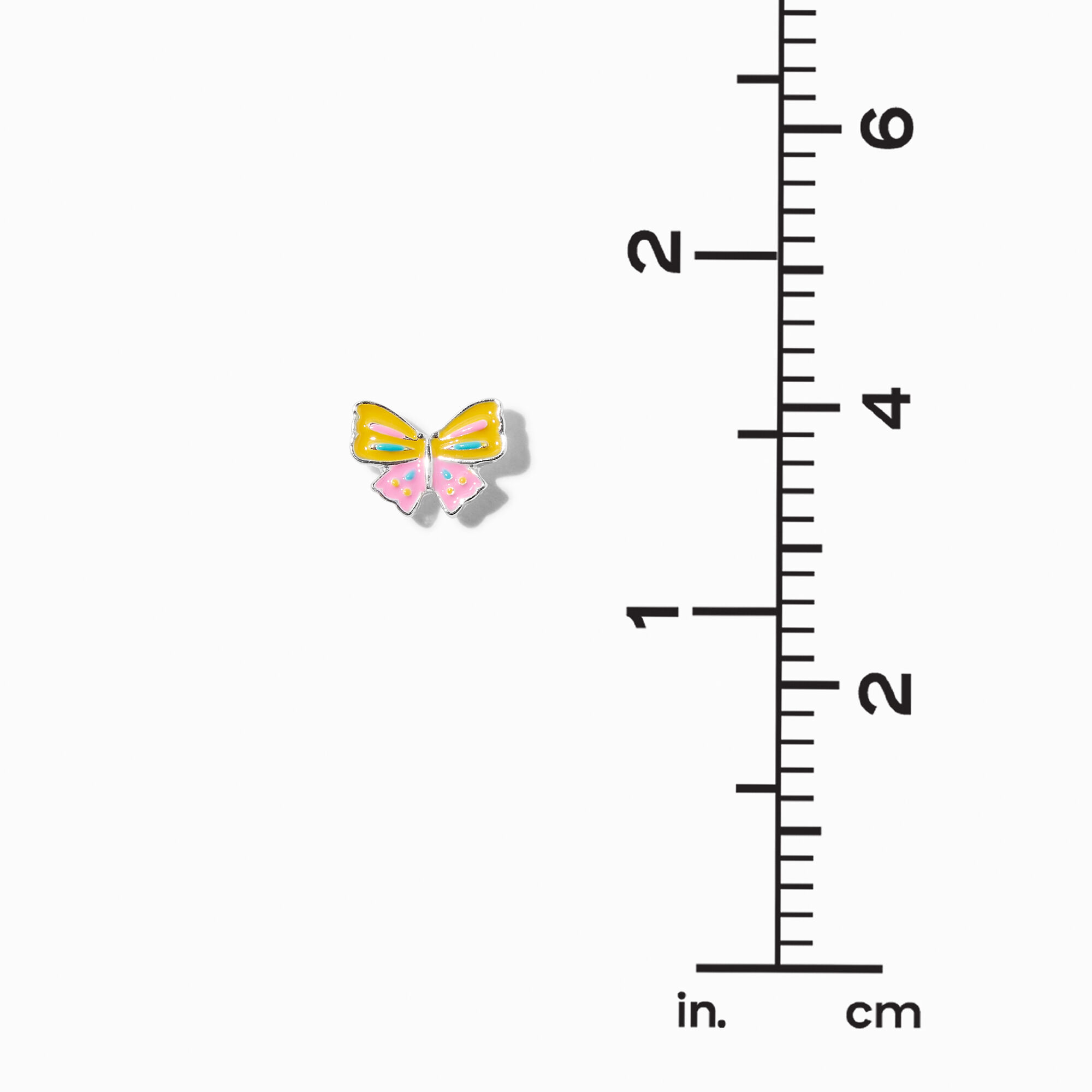 Colorful Butterfly Stud Earrings ,