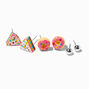 Pink Sweet Treats Stud Earrings - 3 Pack,