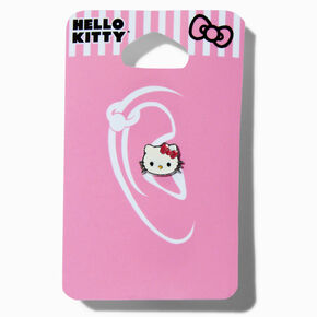 Boucle d&rsquo;oreille pour piercing au cartilage 1,2&nbsp;mm visage en acier inoxydable Hello Kitty&reg;,