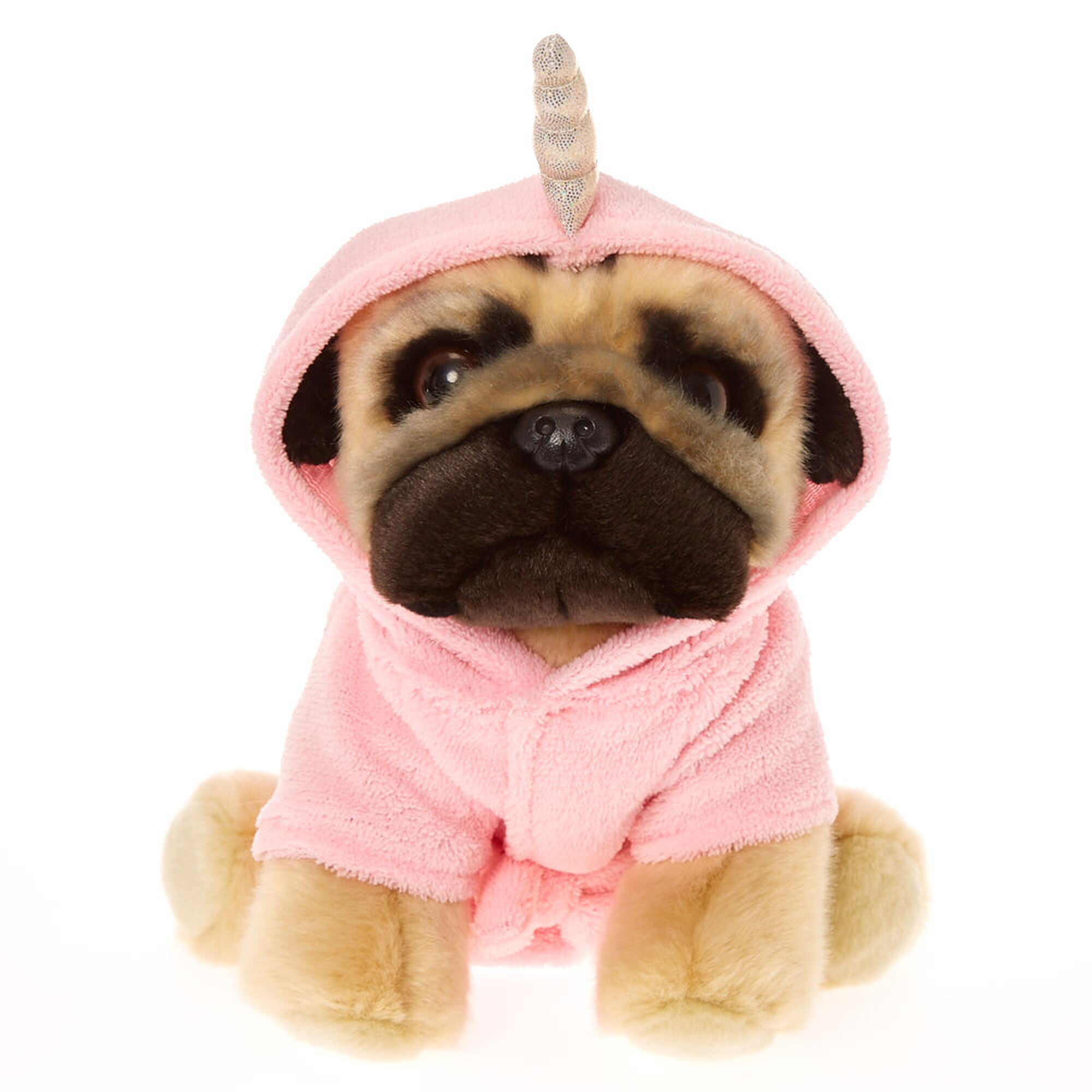 Doug The Pug Large Unicorn Soft Toy Cream Claire S
