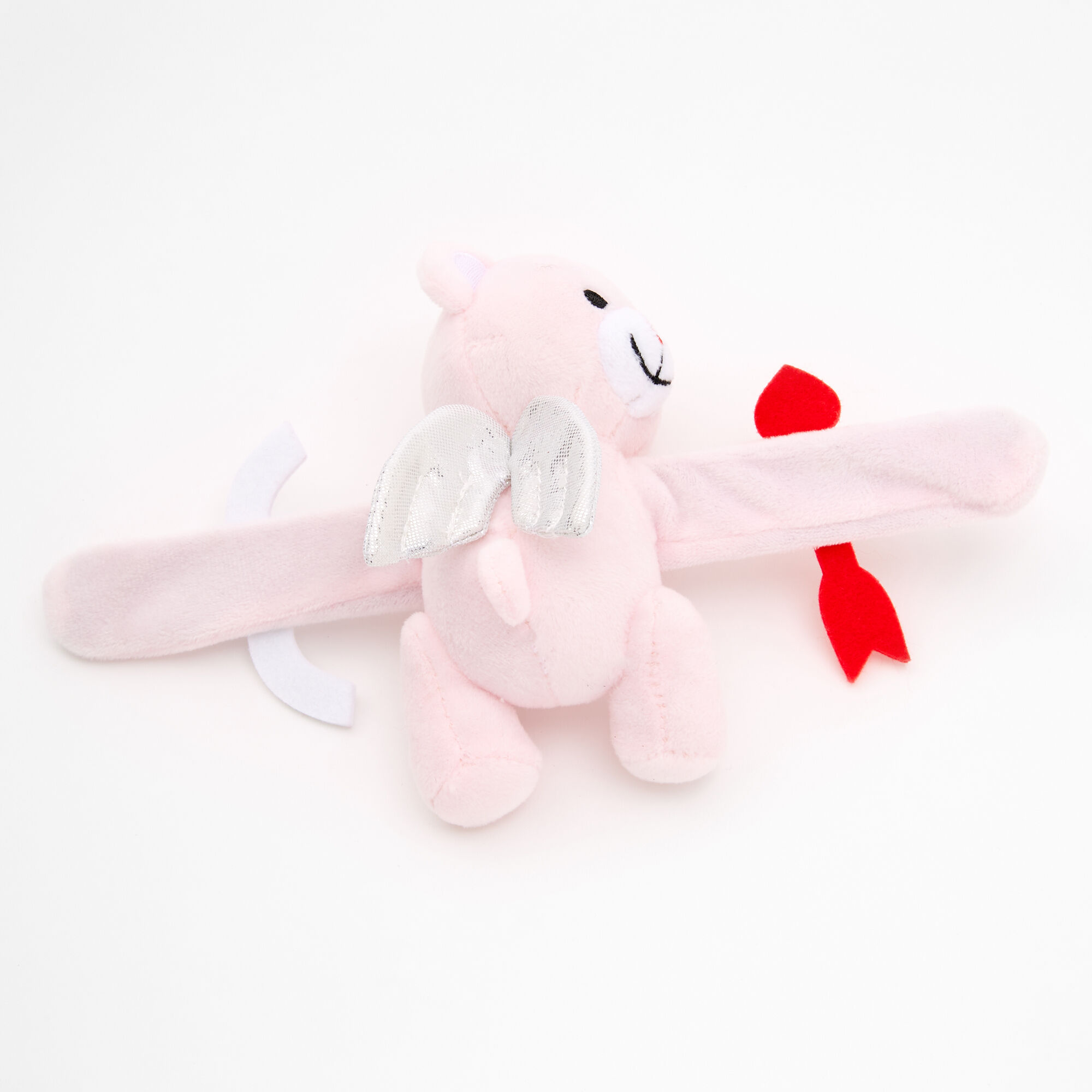 Huggie Cupid Bear Slap Bracelet Pink