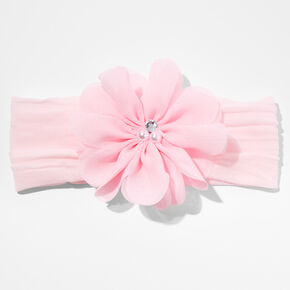 Claire&#39;s Club Chiffon Flower Headwrap - Pink,