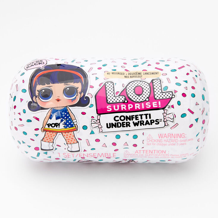 Claire's Pochette surprise Confetti Under Wraps L.O.L. Surprise!™ - Les modèles peuvent varier