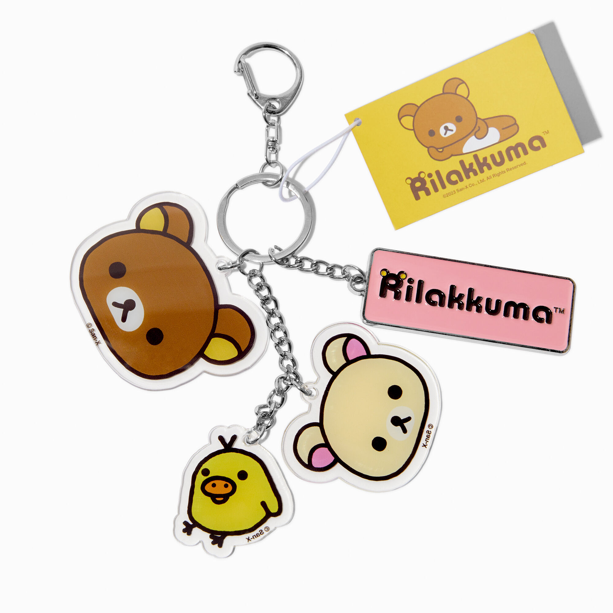 View Claires Rilakkuma Acrylic Charm Keyring information