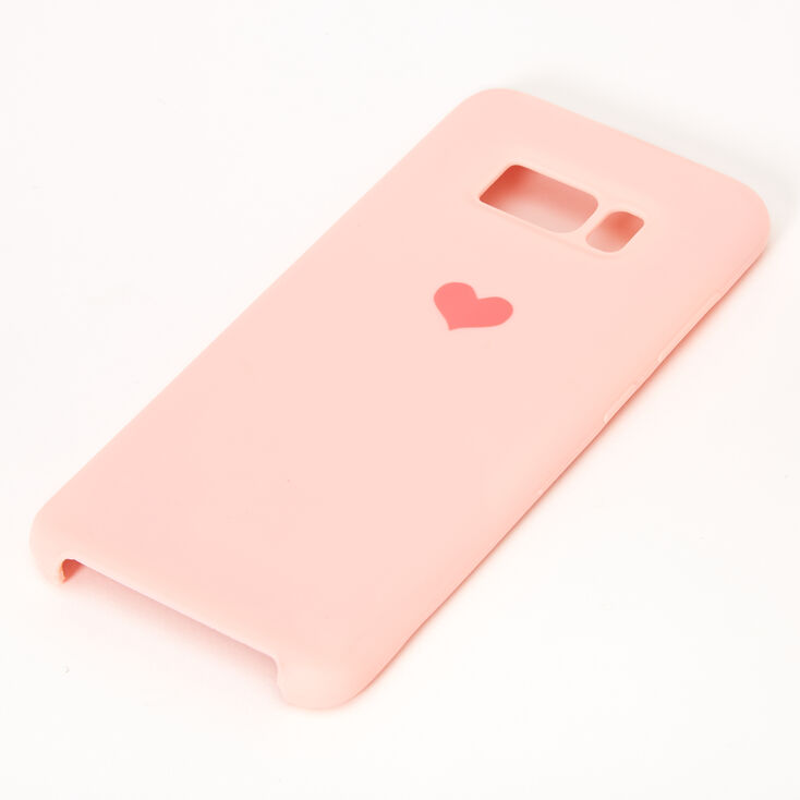 Pink Heart Phone Case - Fits Samsung Galaxy S8,