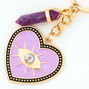 Gold Mystical Geml Evil Eye Keychain,