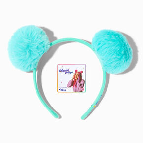 MeganPlays&trade; Claire&#39;s Exclusive Turquoise Pom Pom Headband,