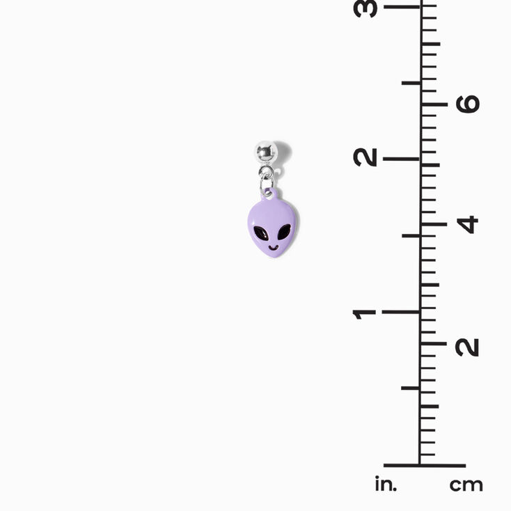 Neon Alien Earrings Set - 6 Pack,